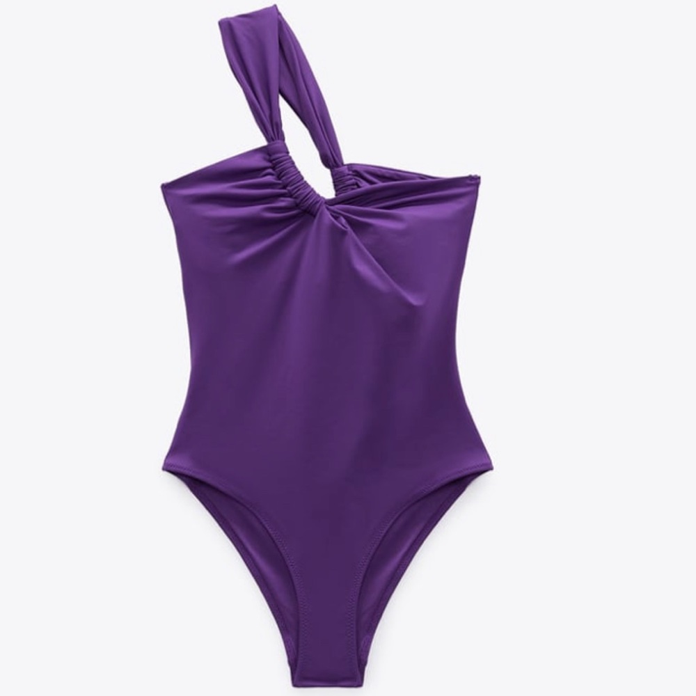 Zara asymmetric swimsuit - Picture 3 of 6